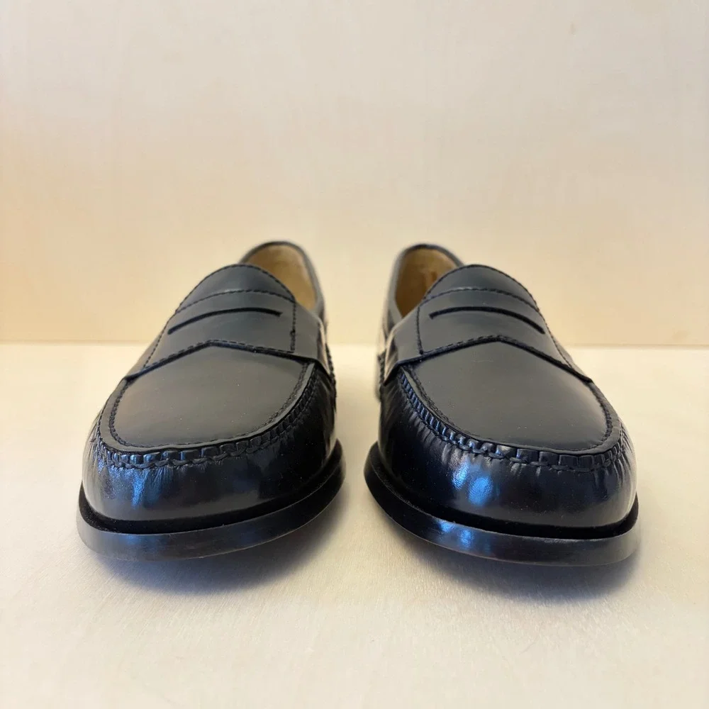 Cole Haan Pinch Prep Penny Loafers Mens 11 Black Slip On Dress Shoes New
